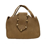 e38 EL İŞÇİLİĞİ HASIR JÜT KOL ÇANTASI 45*38 cm - 6137