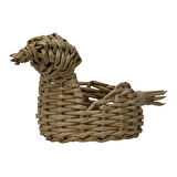 e38 EL İŞÇİLİĞİ KAĞIT İP  SEPET ÖRGÜ  24*9 cm - 6180