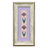 e38 EL İŞÇİLİĞİ SULUBOYA TABLO 17x34  cm - 6217