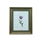 e38 EL İŞÇİLİĞİ GÜL EBRU TABLO 50x43  cm - 6227