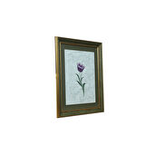 e38 EL İŞÇİLİĞİ GÜL EBRU TABLO 50x43  cm - 6227