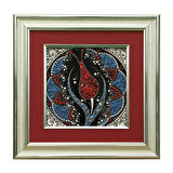 e38 EL İŞÇİLİĞİ ÇİNİ TABLO 34*34 CM - 6269