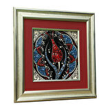 e38 EL İŞÇİLİĞİ ÇİNİ TABLO 34*34 CM - 6269