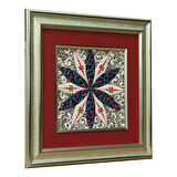 e38 EL İŞÇİLİĞİ ÇİNİ TABLO 34*34 CM - 6271