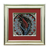 e38 EL İŞÇİLİĞİ ÇİNİ TABLO 34*34 CM - 6272