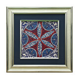 e38 EL İŞÇİLİĞİ ÇİNİ TABLO 34*34 CM - 6280