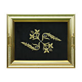 e38 EL İŞÇİLİĞİ MARAŞ İŞİ TEPSİ 40*54 CM - 6285