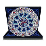 e38 EL İŞÇİLİĞİ ÇİNİ TABAK 25 CM - 6294