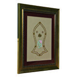 e38 EL İŞÇİLİĞİ TEZHİP TABLO 55x45 CM - 6320