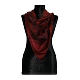 e38 EL İŞÇİLİĞİ KADIN RENKLİ EBRU EŞARP 94*94 cm - 6722