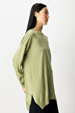 On Kadın Salaş Verev Tunik 65316 Kiwi