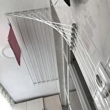 Lyra Asansörlü Çamaşır Kurutmalık 6 Çubuklu 180cm Metal Aksamlı