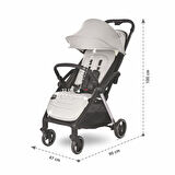 Lorelli Loret Otomatik Katlanan Kabin Boy İkiz & Travel Set Bebek Arabası - Beige