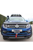 Volkswagen Amarok Ön Kaput Koruyucu Rüzgarlığı 4mm Akrilik (abs) Piano Black 2010 Ve Sonrası