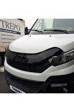 Iveco Daily Ön Kaput Koruyucu Rüzgarlığı 4mm Akrilik (ABS) Piano Black 2014 Ve Sonrası