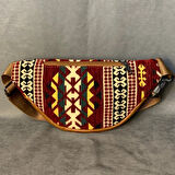 Uretti - Hüseyin 1361 - Otantik Kilim Desenli Bel Çantası