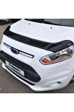 Ford Connect Ön Kaput Koruyucu Rüzgarlığı 4mm Akrilik (abs) Piano Black 2014-2018