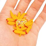 EFFE Silikon Larva Kurtçuk Çilek Aromalı Suni Yem 2.6cm 20 adet