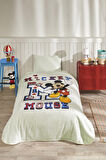 Özdilek Mickey Mouse College Disney Lisanslı Tek Kişilik Çocuk Battaniyesi 155x215