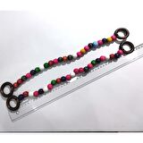 Boncuklu Çanta Sapı AS01 Rengarenk