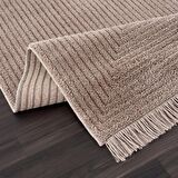 Pandora Koyu Vizon Modern Peluş Oturma Odası ve Salon Halısı 1104-RB55