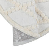 Madu Yumuşak Peluş Post Shaggy Yuvarlak Krem Halı – Çocuk Odası, Oturma Odası, Salon, Mutfak ve Antre Halısı 1150O_RO66