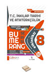 LGS 8.Sınıf Bumerang T.C. İnkılap Tarihi Konu Anlatımlı Soru Bankası ve Telefon Standı