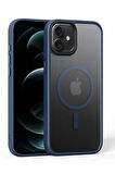Apple iPhone 16 Pro Max Uyumlu Kılıf Zebana Fros Silikon Kılıf (Kablosuz Şarj Destekli)
