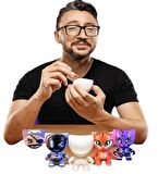 KİMO Glitz Kim İstersen O Boyama Aktivite Figür Üretme SETİ: Çiz Boya Figürürünü YAP!