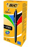 Bic Tükenmez Kalem 4 Colours Pro 982869 (12 Li Paket)