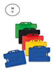 Mas 3522 Plastik Kart Muhafaza- Dikey-54X86-Yeşil 50Li