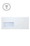 Asil Doğan As-1005 10.5x24 cm Diplomat Silikonlu 110 gr Pencereli 500'lü