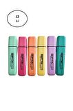 Gıpta Fosforlu Markör 5Mm Kesik Uç Pastel Pembe 12'li