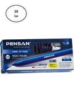 Pensan Keçeli Kalem 3003 Ofis Tipi Mavi 10'lu