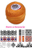 Kaplan Etamin Ve Kanaviçe İpi 8 No Kod/Renk: 741 - Royaleks