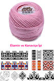 Kaplan Etamin Ve Kanaviçe İpi 8 No Kod/Renk: PUDRA - Royaleks