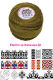 Kaplan Etamin Ve Kanaviçe İpi 8 No Kod/Renk: 582 - Royaleks