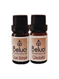 Çiçek Bahçesi + Çikolata (Oda Kokusu Aroma Terapi Buhurdanlık/Difüzör Yağı) Set 2 Adet x 10 ml