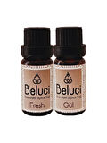 Fresh + Gül (Oda Kokusu Aroma Terapi Buhurdanlık/Difüzör Yağı) Set 2 Adet x 10 ml