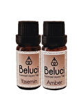 Yasemin + Amber (Oda Kokusu Aroma Terapi Buhurdanlık/Difüzör Yağı) Set 2 Adet x 10 ml