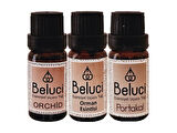 Orkide + Orman Esintisi + Portakal (Oda Kokusu Aroma Terapi Buhurdanlık/Difüzör Yağı) Set 3 Adet x 10 ml
