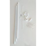 Daisy Banyo Perdesi Çift Kanatlı 2x120x200  ASKI HEDİYELİ