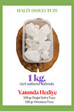 Halit Kristal Himalaya Tuzu 1 Kg. Berrak Kristal Tuz - Kristal Sole Tuzu Halit Tuz 1000 Gr. - HEDİYELİ