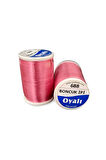 Oyalı 4 Kat Suni İpek İplik İğne Oyası Boncuk İpi Tığ Oyası No:688