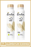 2 Adet Emotion Bliss Kadın Vegan Deodorant 150 Ml Hızlı Kurur , Leke Bırakmaz