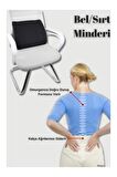 Medikal Visco Ofis Araç Bel Yastığı Ortopedik Bel Minderi Sırt Yastığı Bel Destek Minderi