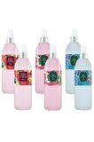 Karışık 80 Derece Sprey Pet Şişe 150 ml 6 Adet Kolonya