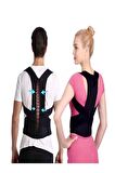 Çift Balenli Dik Durmayı Sağlayan Sırt Omuz Bel Korsesi Unisex Kamburluk Önleyici Dik Duruş Korsesi