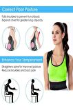 Unisex Siyah Manyetik Dik Duruş Korsesi Dik Durmak Için Korse Aparatı