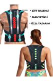Ortopedik Dik Duruş Korsesi Kamburluk Önleyici Unisex Balenli Manyetik Korse
